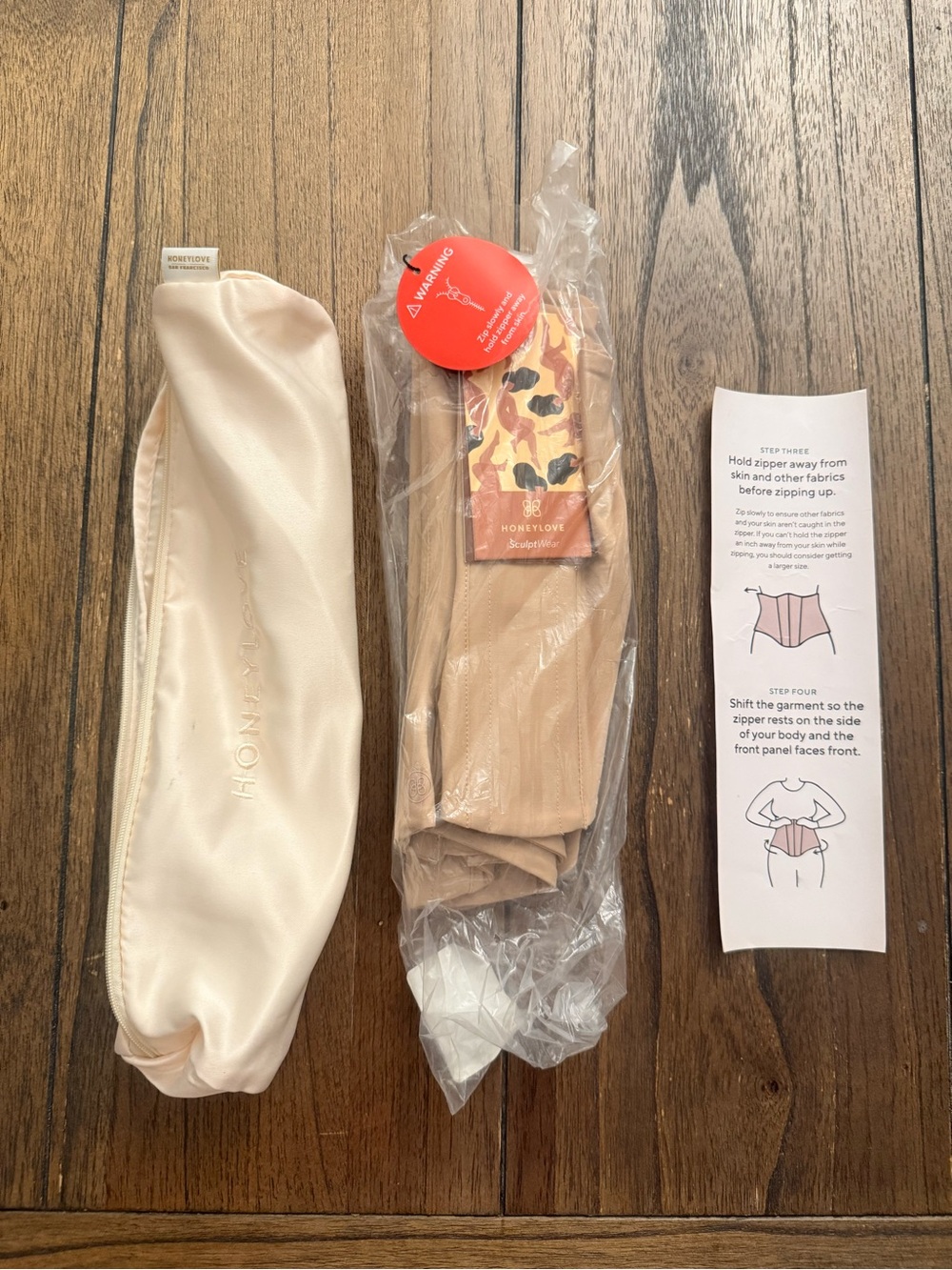Honeylove ShapeHero Cincher Shapewear - Nude Medium
